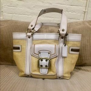 Straw legacy tote bag.